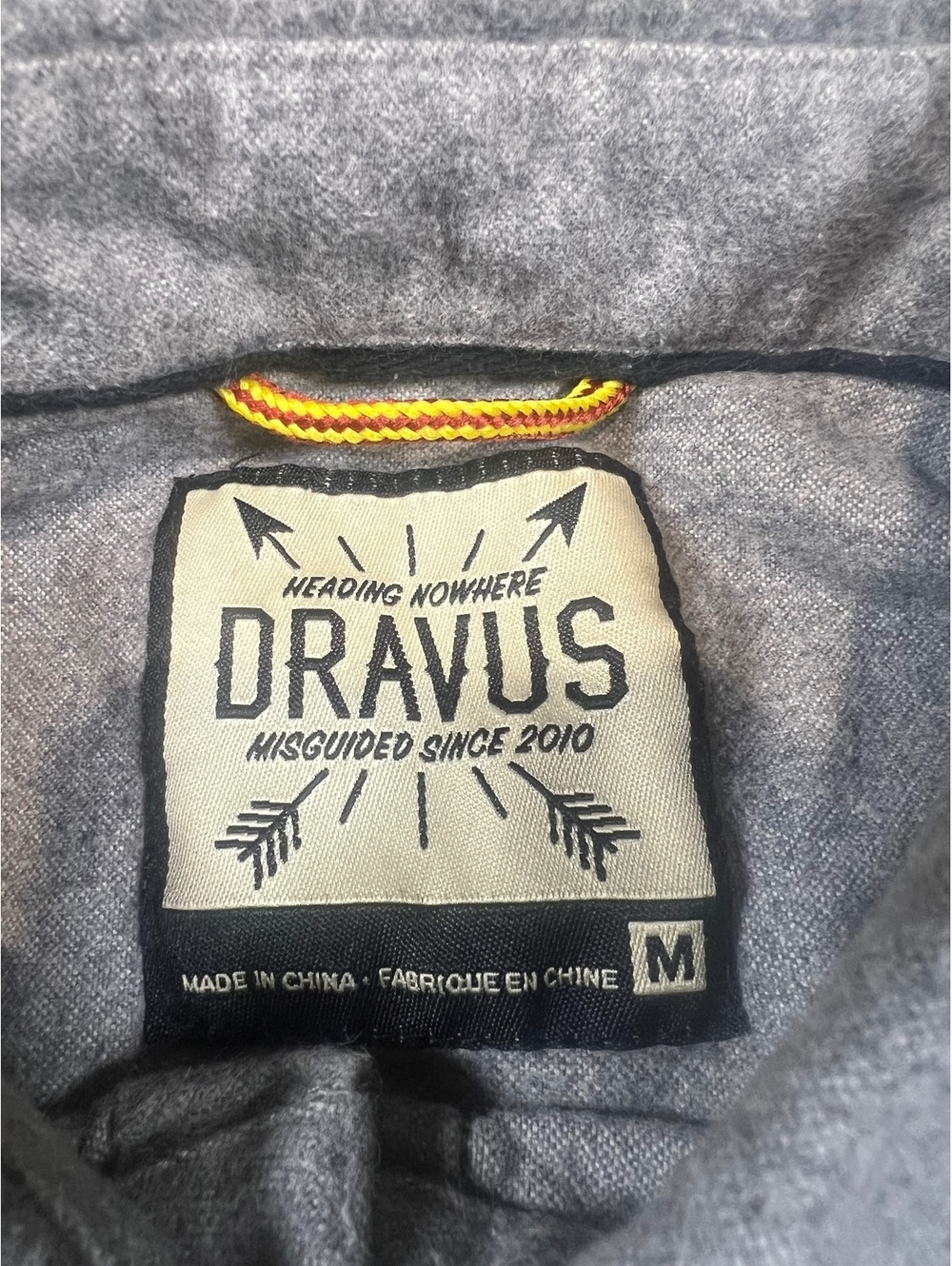 Dravus Lightweight Premium Flannel Solid Gray Size Medium - Picture 3 of 7